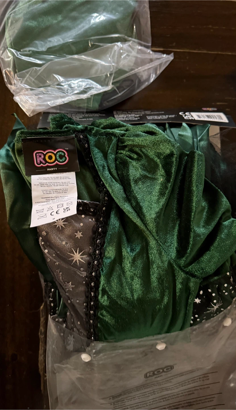 Roc Party Wicked Witch Costume Child Medium - photo 2