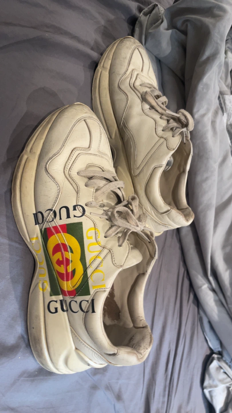 VINTAGE Gucci Rhyton Leather
