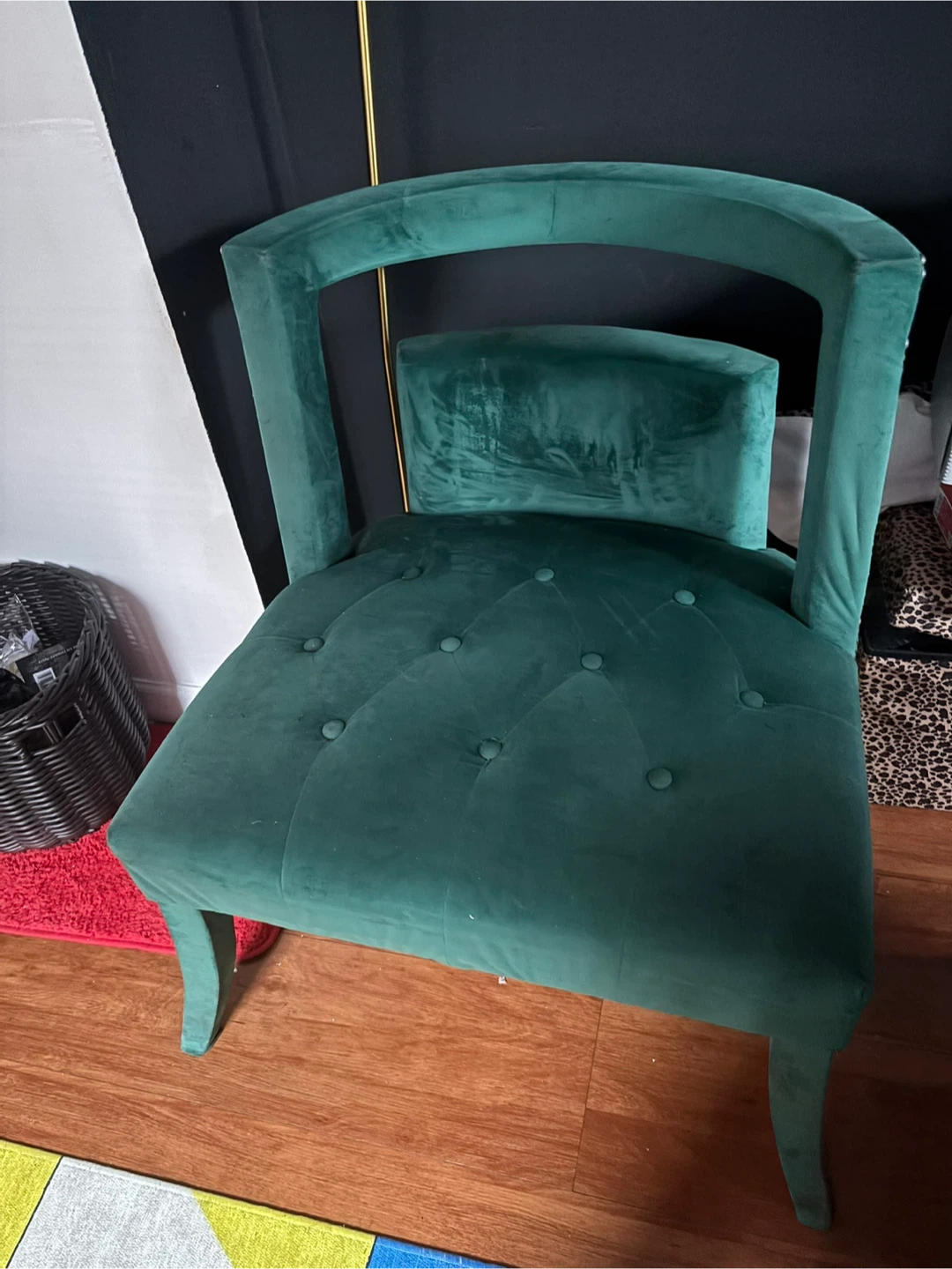 Velvet Accent Chair