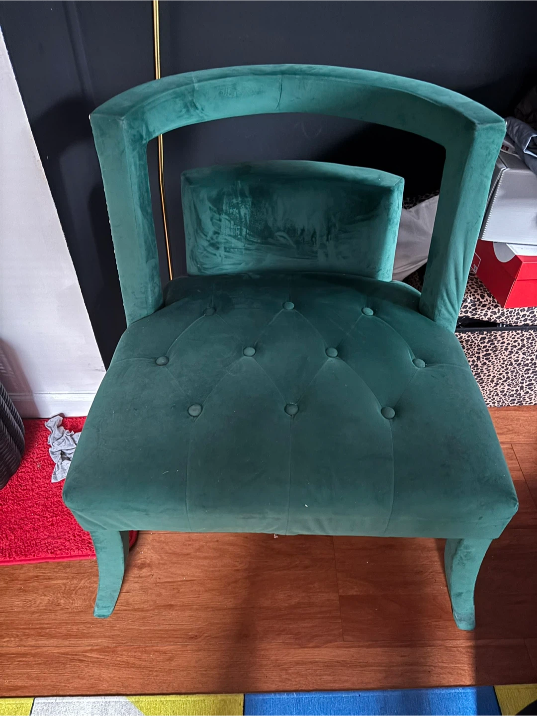 Velvet Accent Chair - photo 2