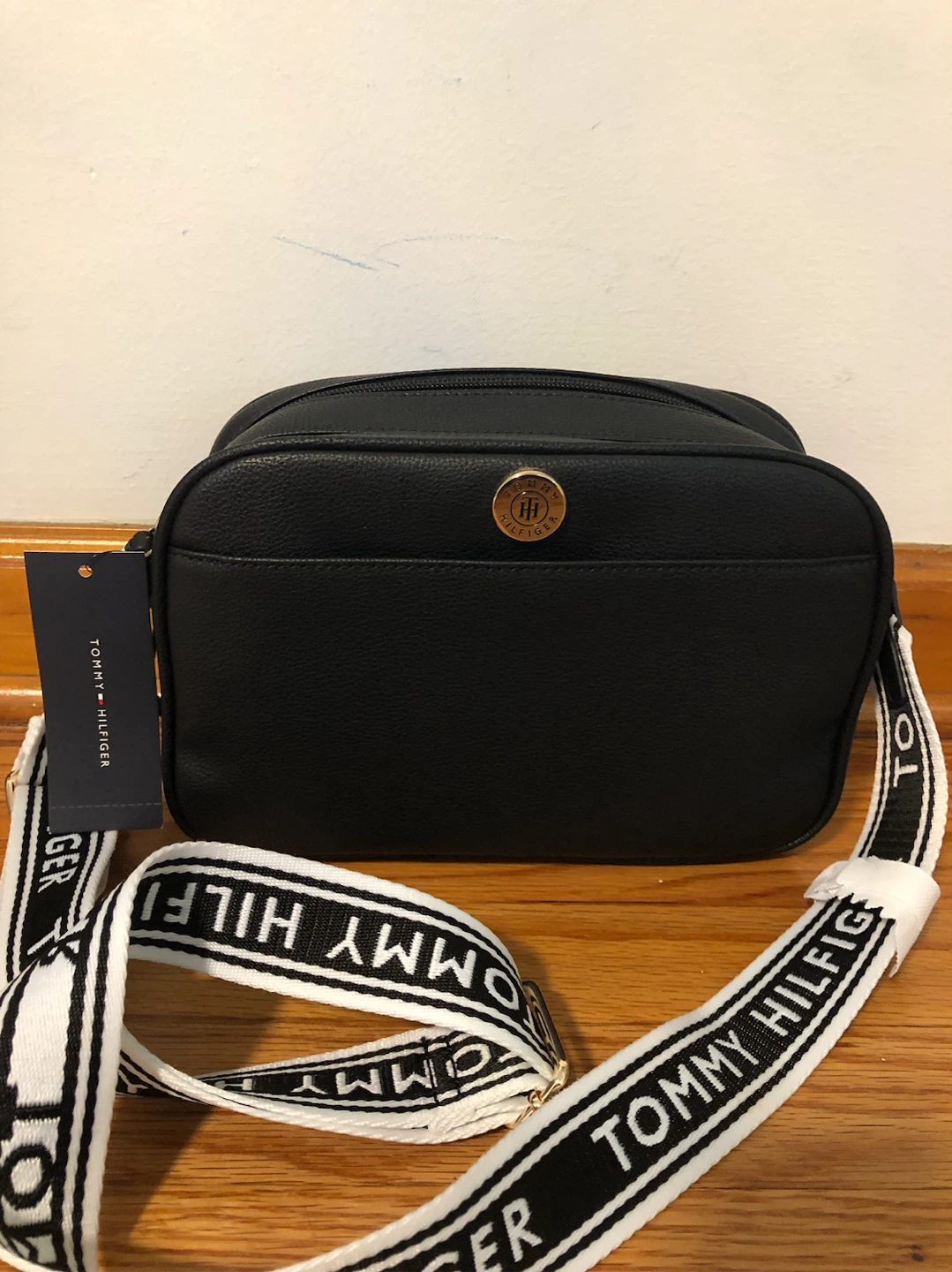 Tommy Hilfiger Black Camera Bag
