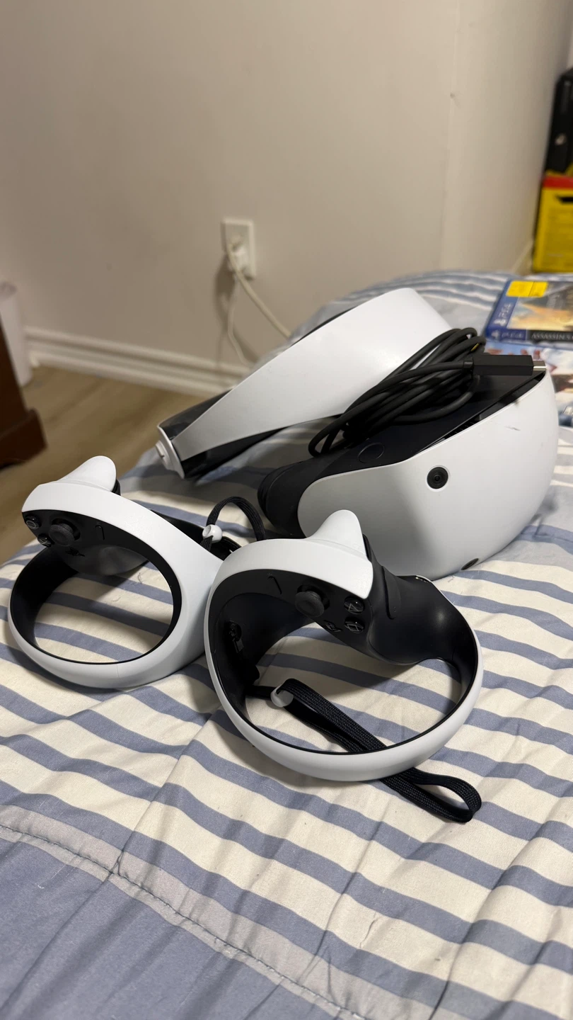 Sony PlayStation VR2 Headset and Controllers