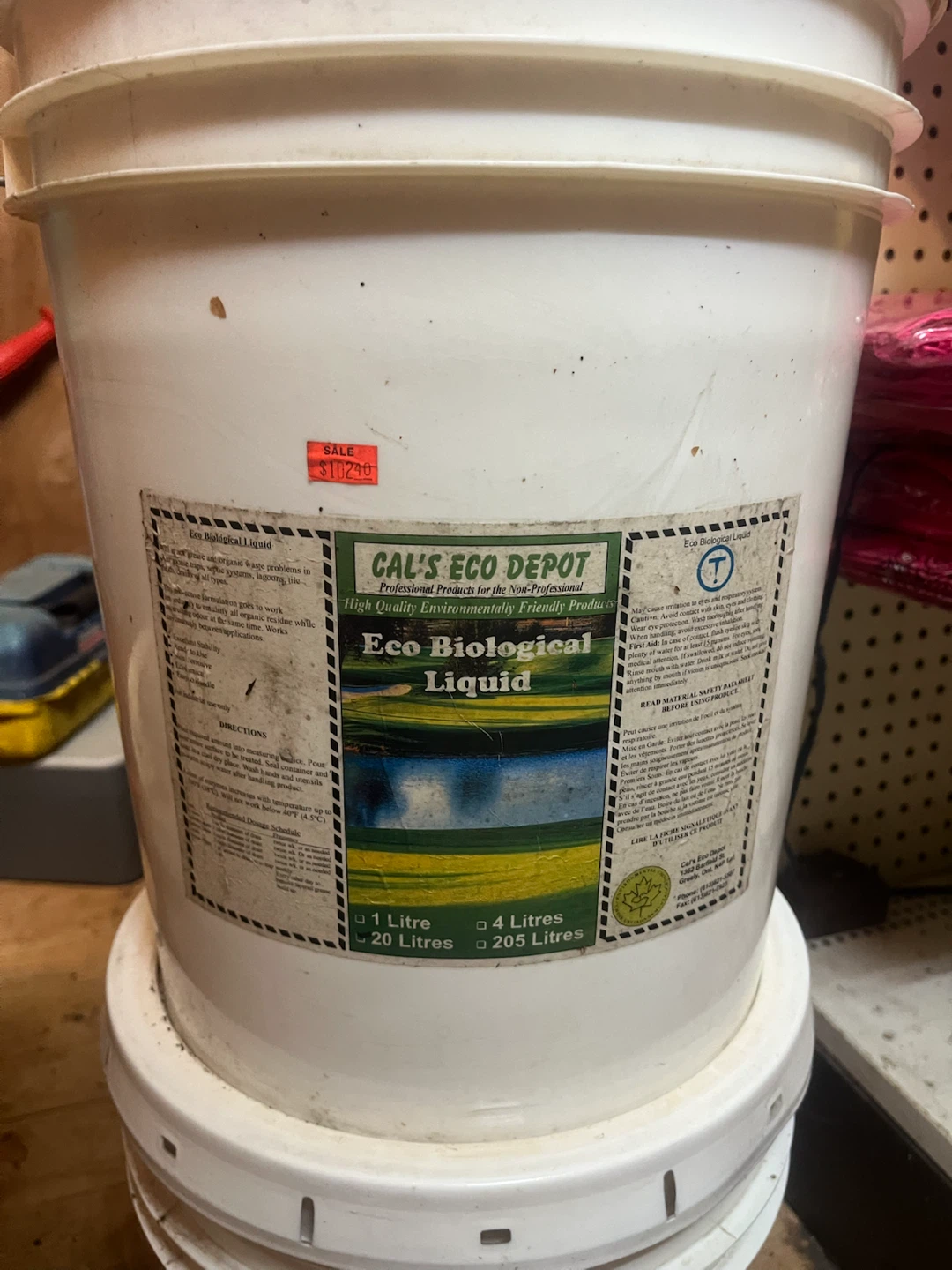 Cal's Eco Depot Eco Biological Liquid 20 Litres