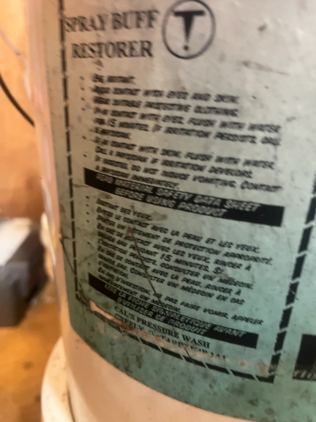 Cal's Eco Depot Spray Buff Restorer 20L Pail - photo 3