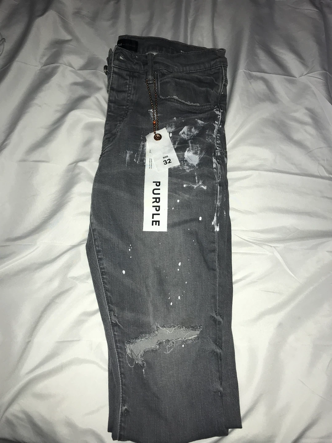 Purple Brand P001 Slim Fit Jeans Grey Size 32 - photo 3