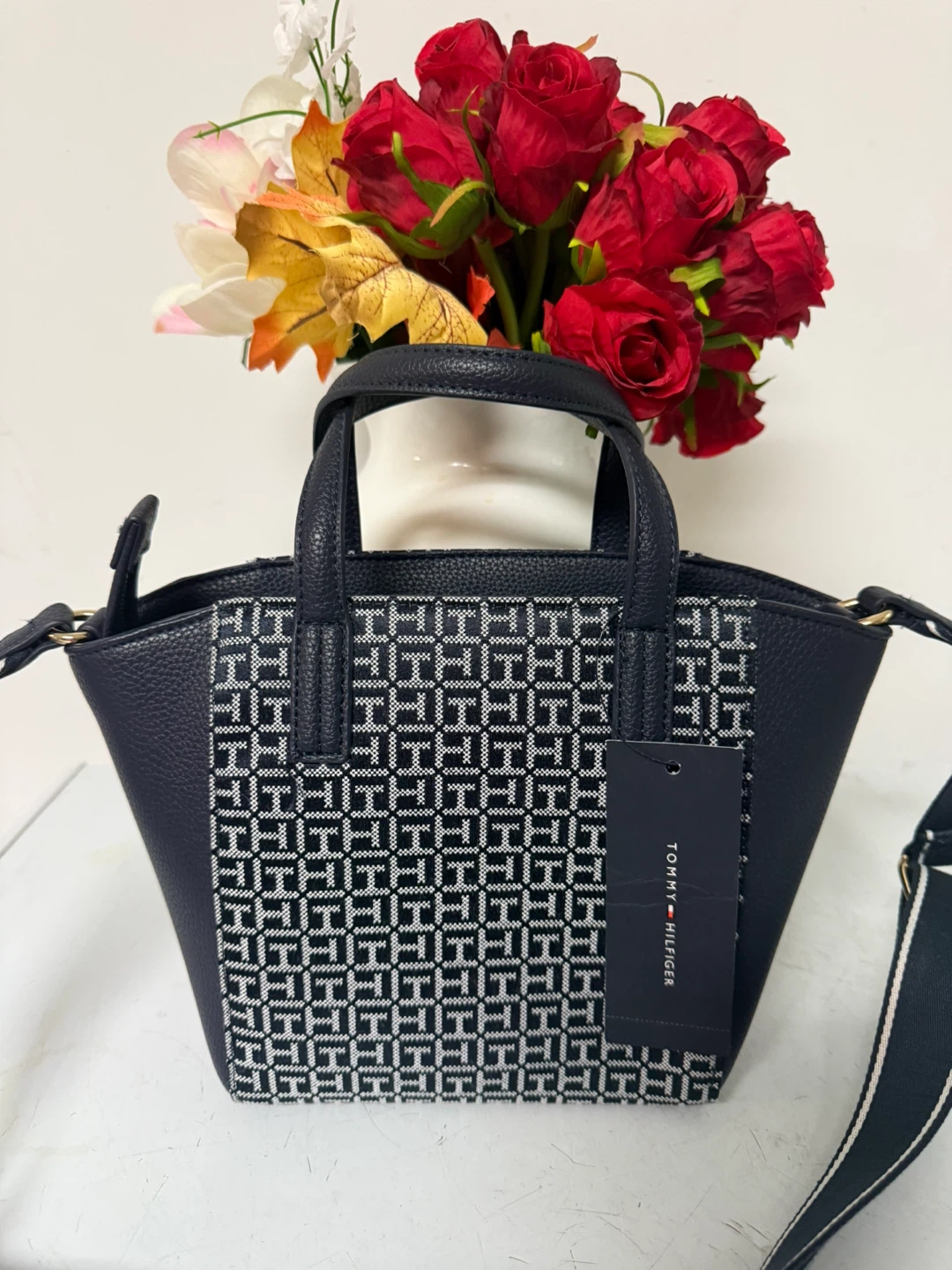 Tommy Hilfiger Tote Bag Navy Monogram - photo 2
