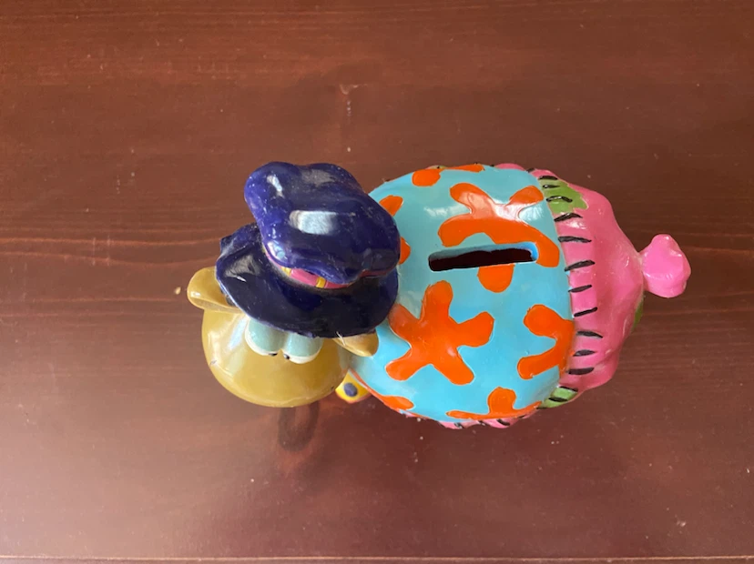 Funky Sheep Piggy Bank with Spring Legs - photo 2