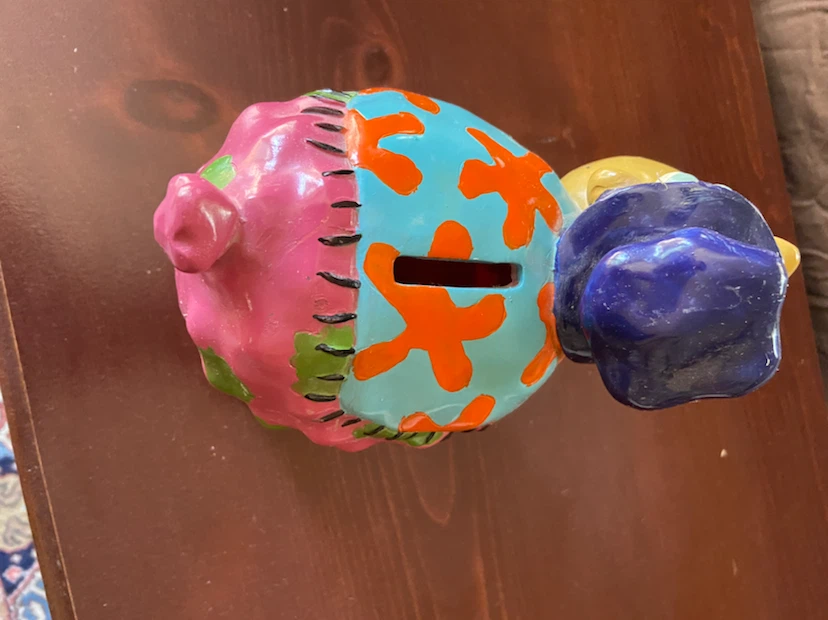 Funky Sheep Piggy Bank with Spring Legs - photo 3