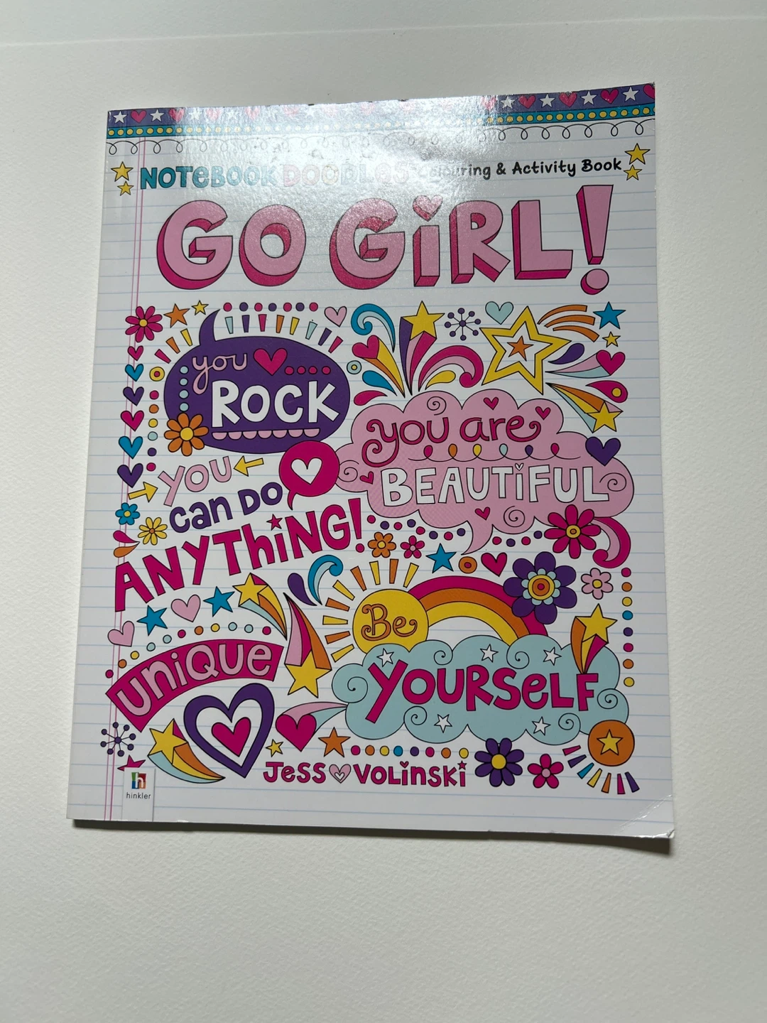 Notebook Doodles Go Girl Colouring & Activity Book