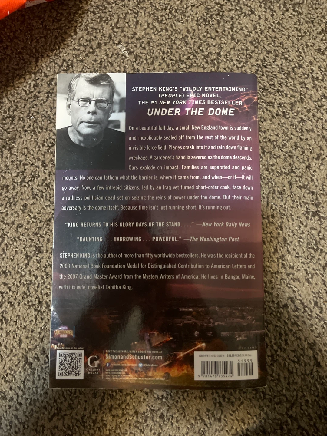 Stephen King Under the Dome Novel - photo 2