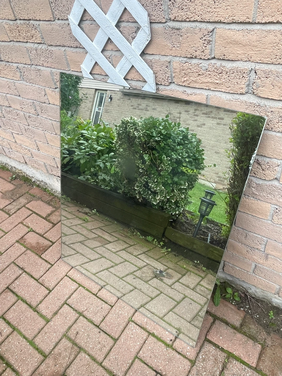 Large Frameless Rectangular Mirror