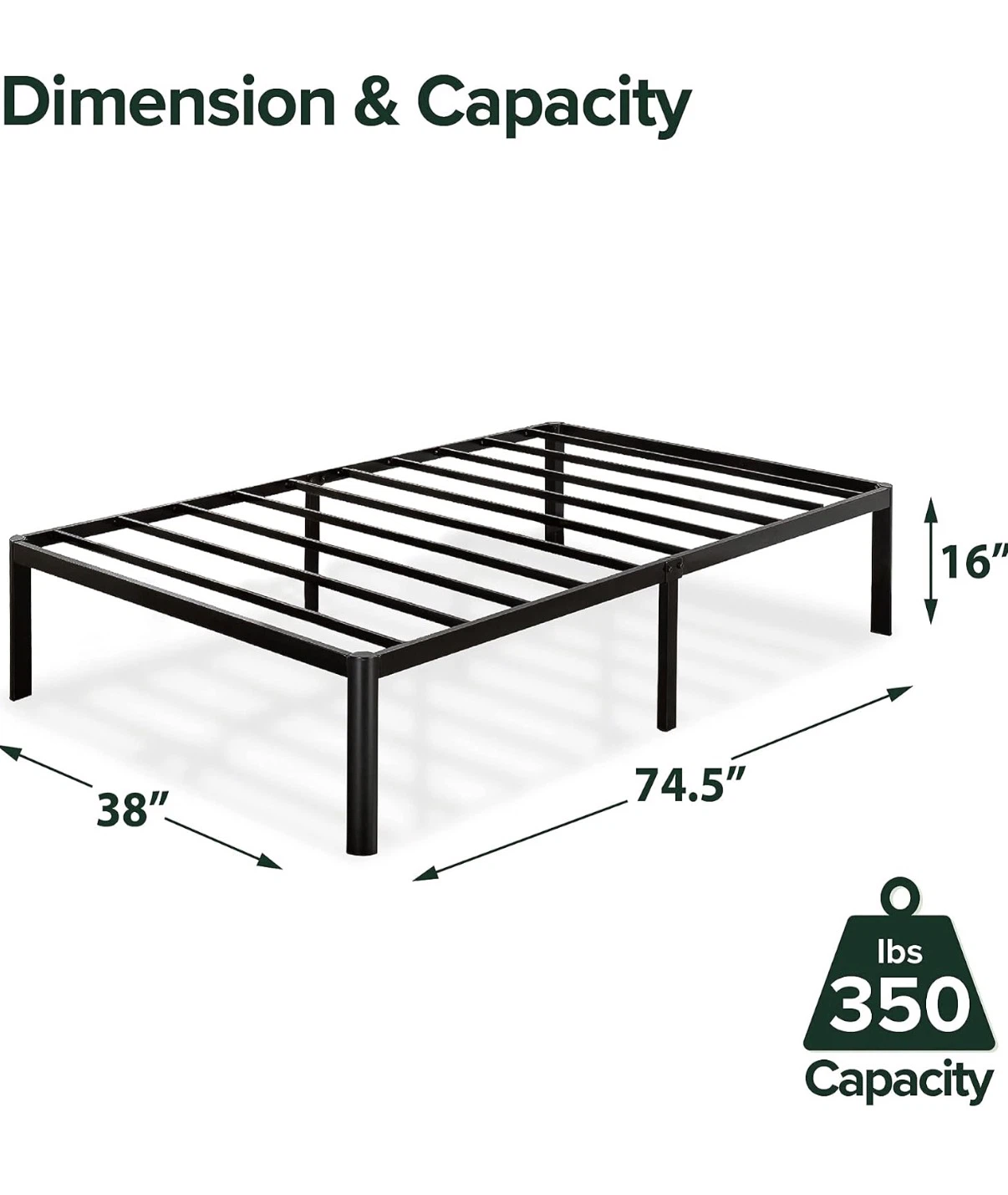 Metal Bed Frame - photo 3
