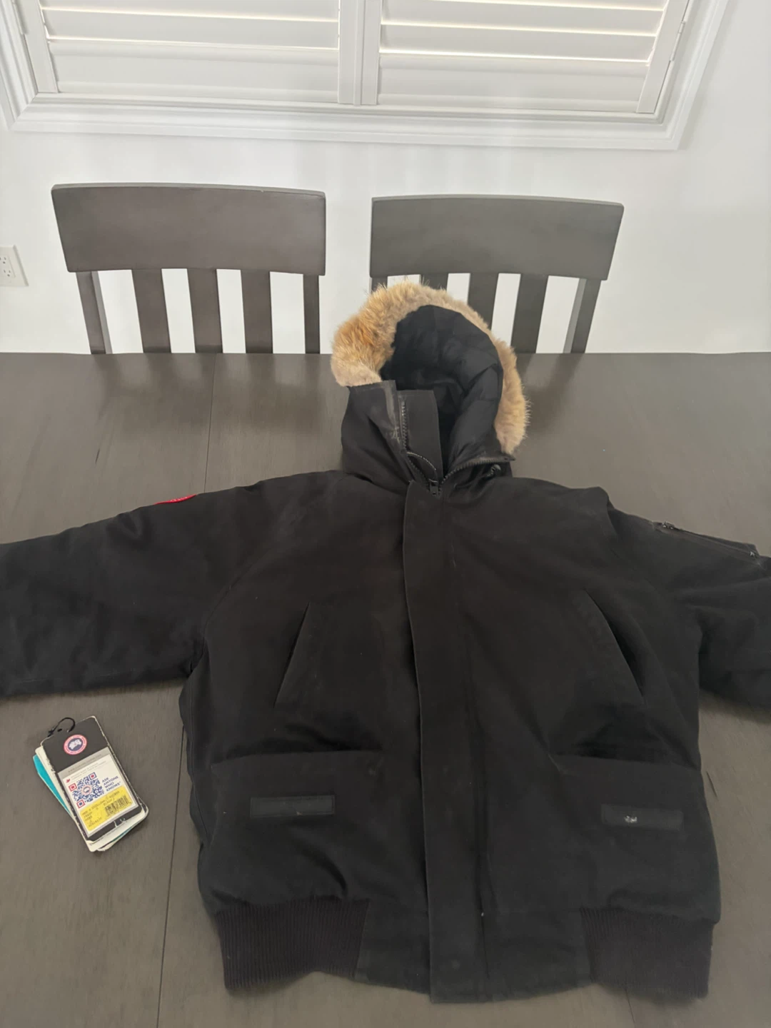 Canada Goose Black Bomber Jacket