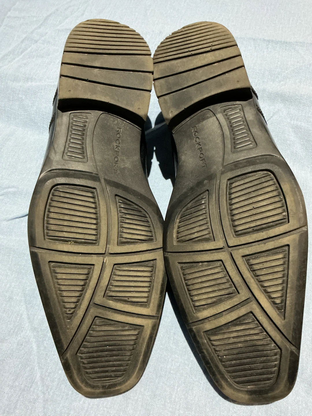 Rockport Black Leather Dress Shoes Men's Size 9.5 - photo 5