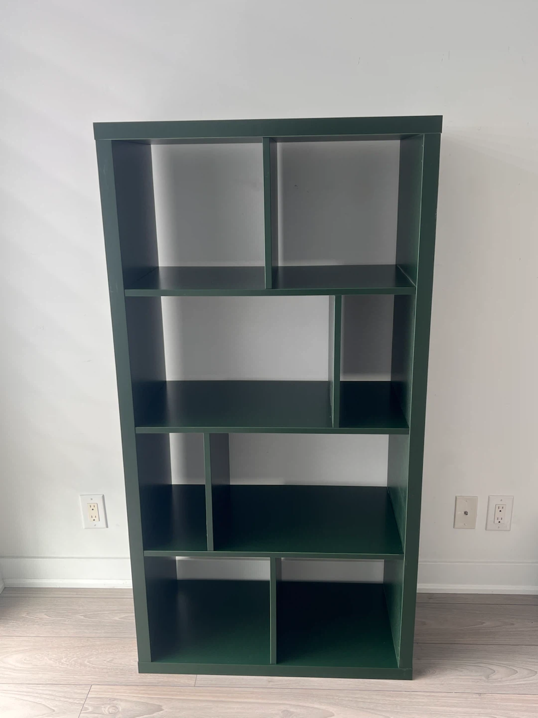 Dark green IKEA KALLAX – $20