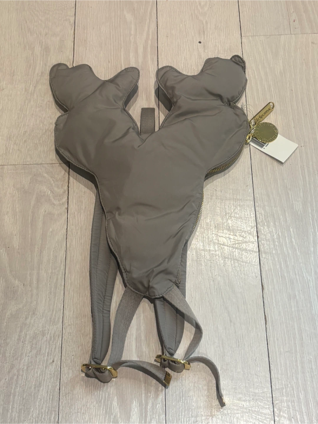 NWT Stella McCartney x LeSportsac Reindeer Backpack Limited Gray