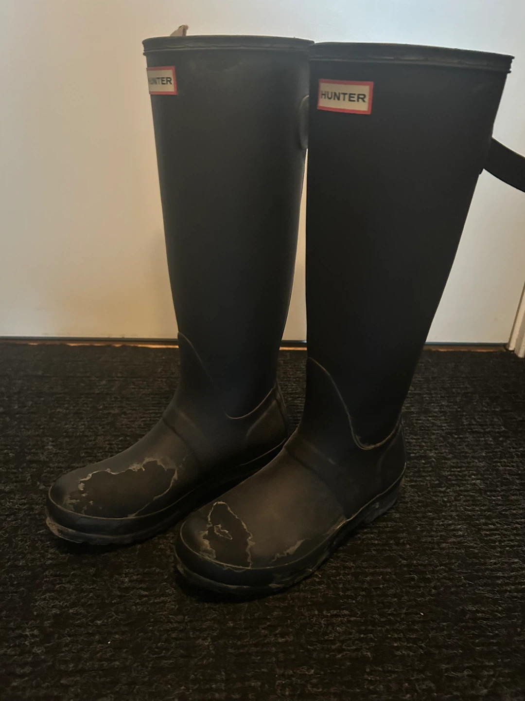 Hunter Boots - Black - Size US 6