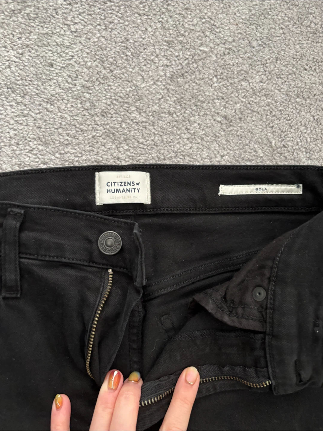 Citizens of Humanity Isola Black Jeans - photo 2