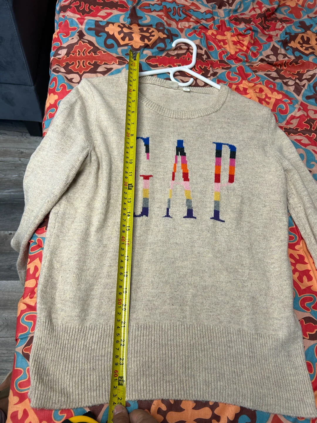 GAP Crewneck Sweater with Rainbow Logo - photo 5