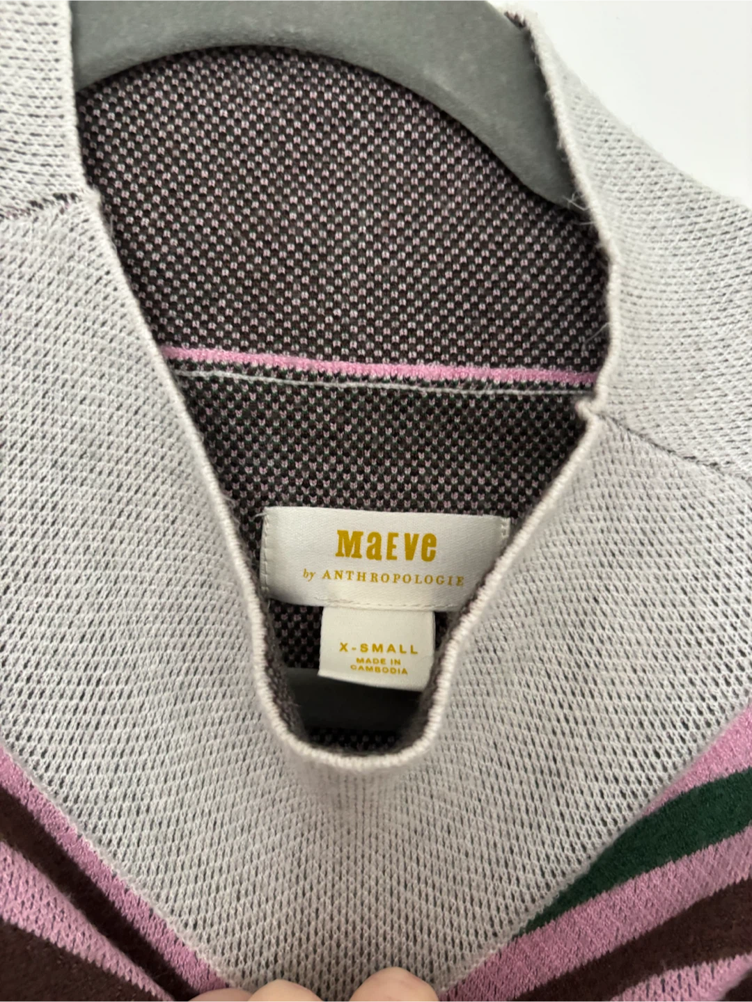 Maeve by Anthropologie Striped Mock Neck Sweater - photo 2