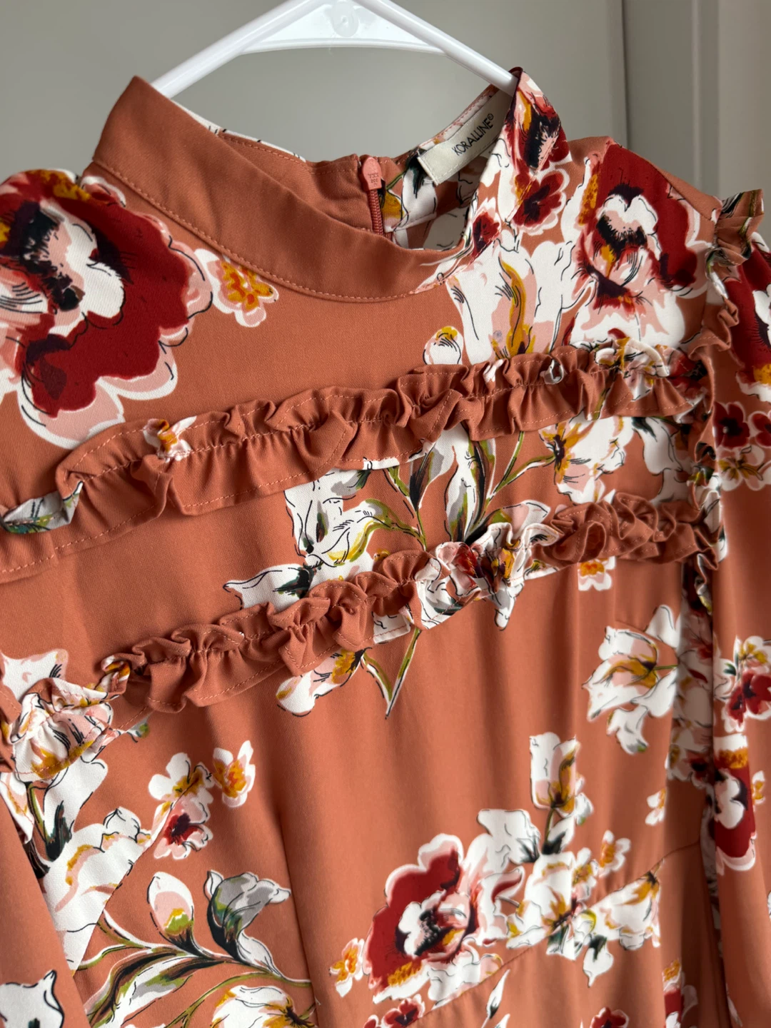KORALLINE Floral Ruffle Dress - photo 3