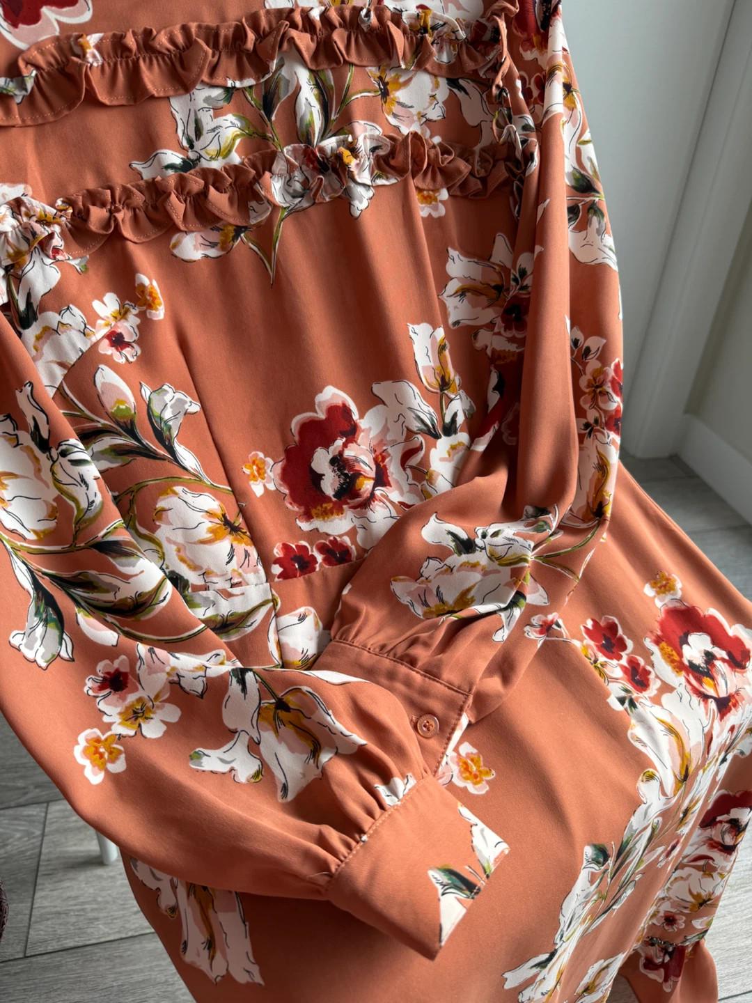 KORALLINE Floral Ruffle Dress - photo 4