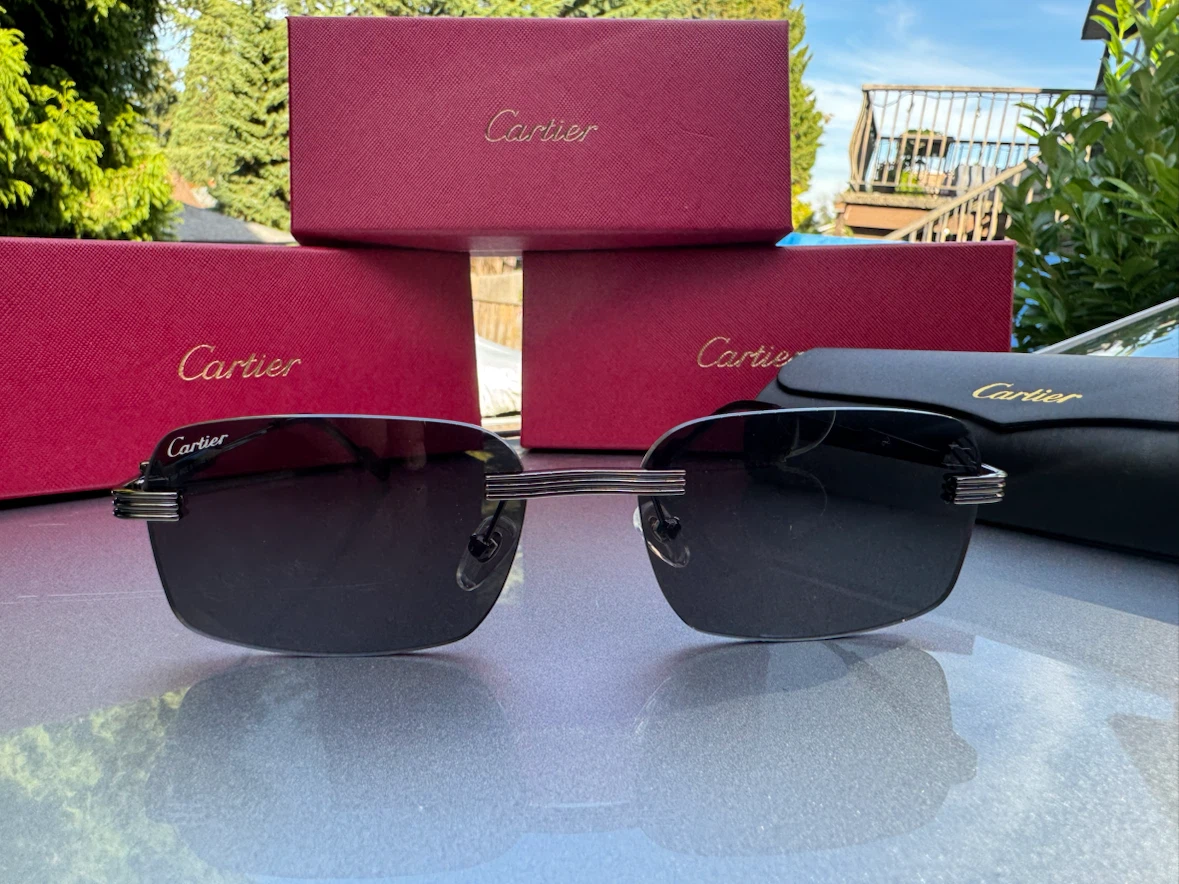 Cartier Rimless Sunglasses CT0271S 58-17-145 - photo 2