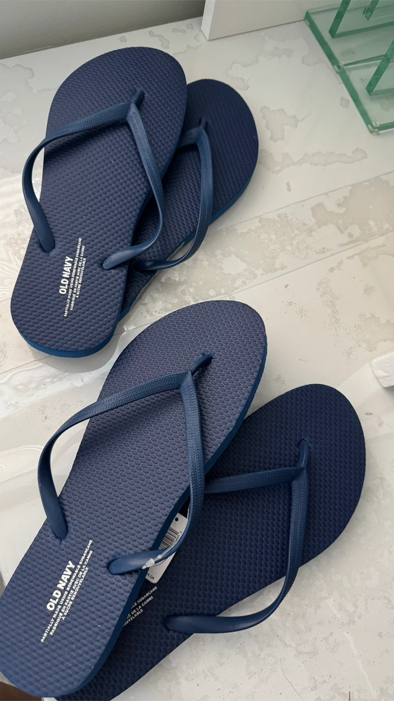 Old Navy Navy Blue Flip Flops