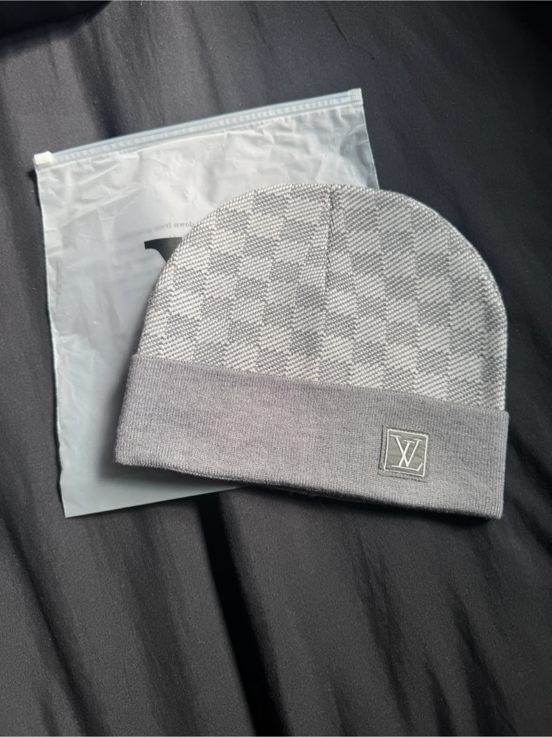 Grey Louis Vuitton Beanie