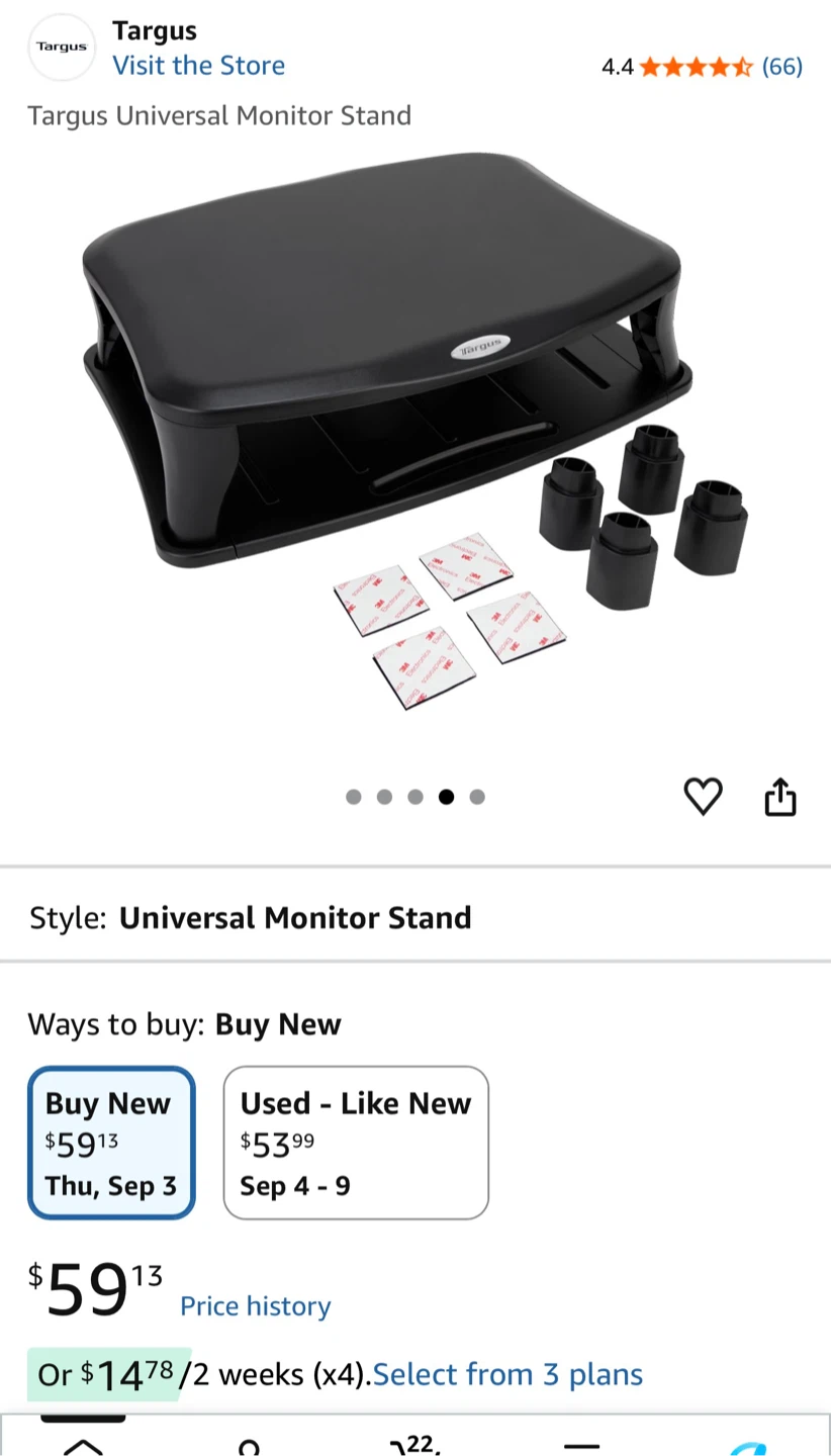 Targus Universal Monitor Stand - photo 4