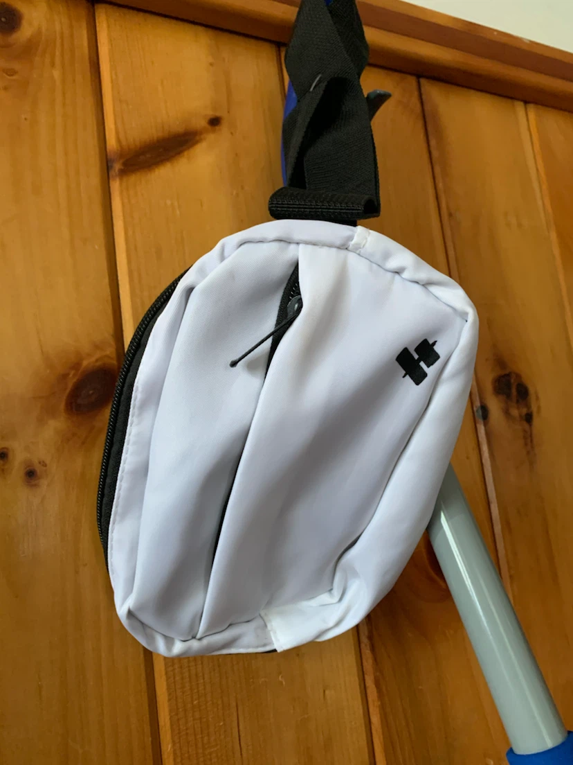 White Fanny Pack with Logo