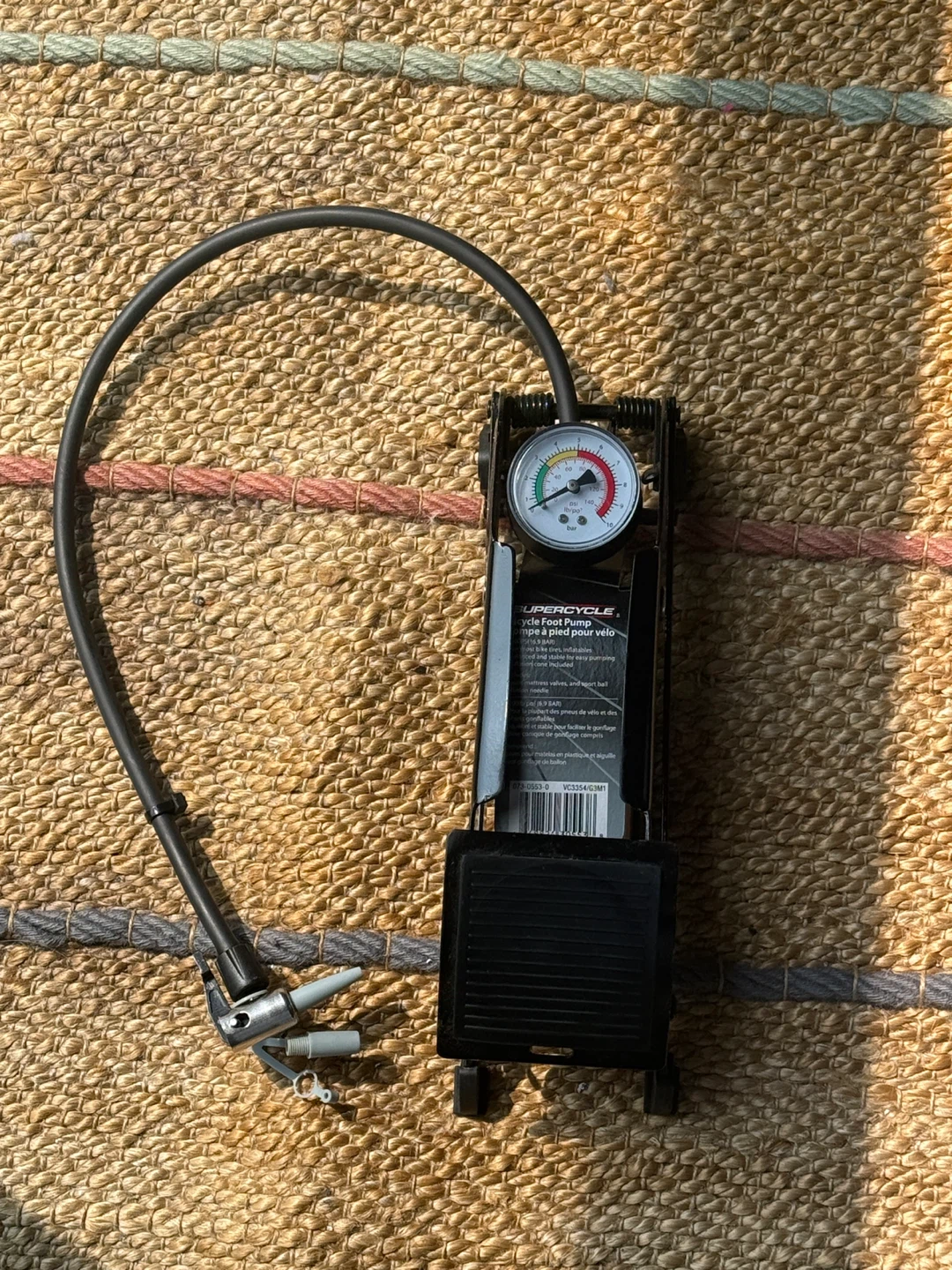 Supercycle Bike Foot Pump