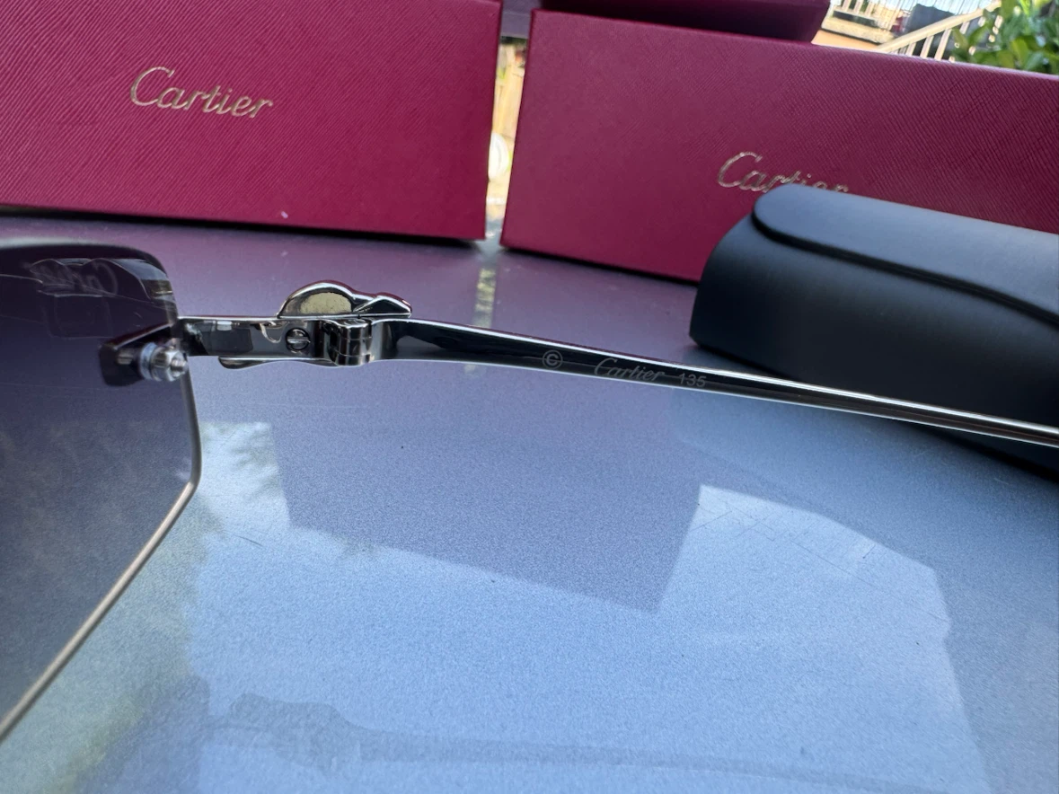 Cartier Rimless Sunglasses - photo 4