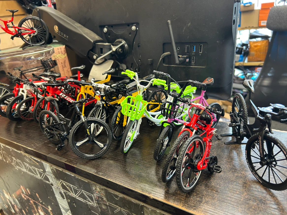 Die-Cast Assorted Miniature Bicycle Models