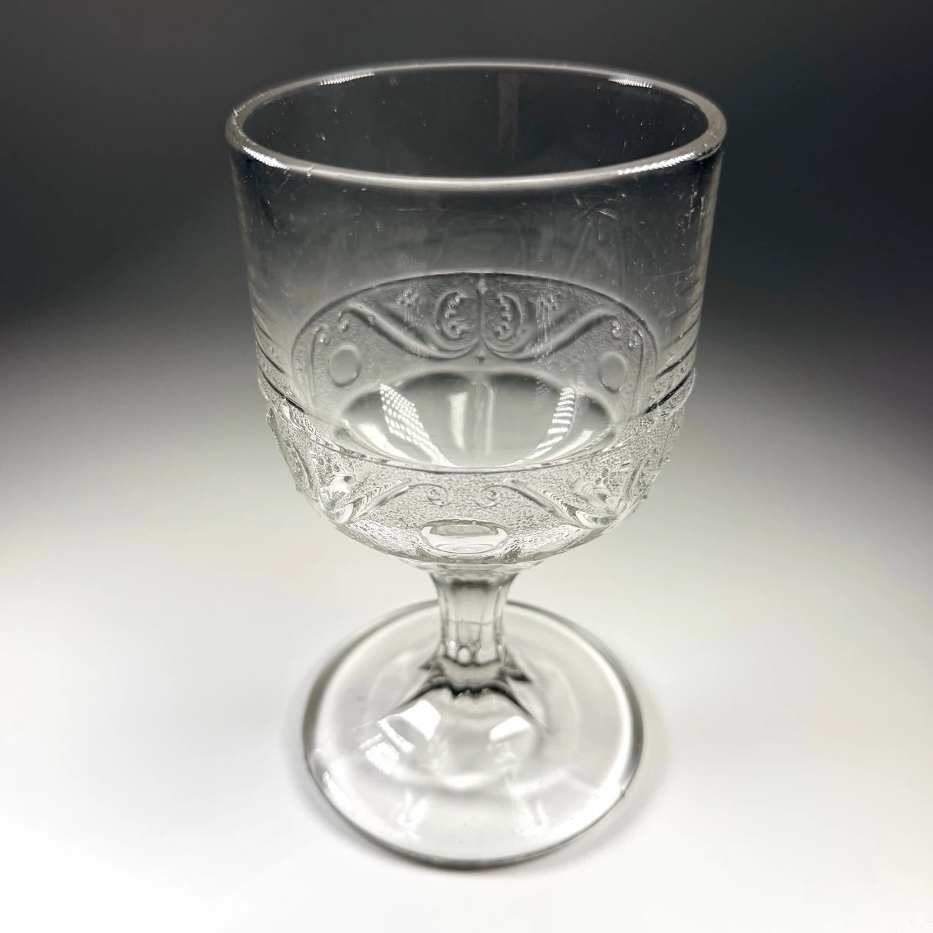 Antique ~1870 EAPG Wine Goblet - photo 2