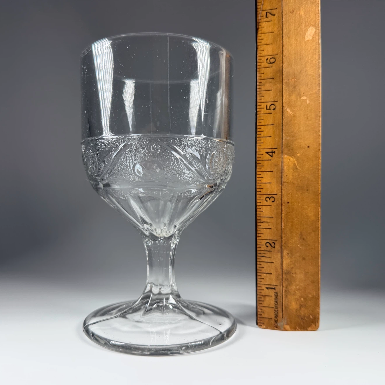 Antique ~1870 EAPG Wine Goblet - photo 5