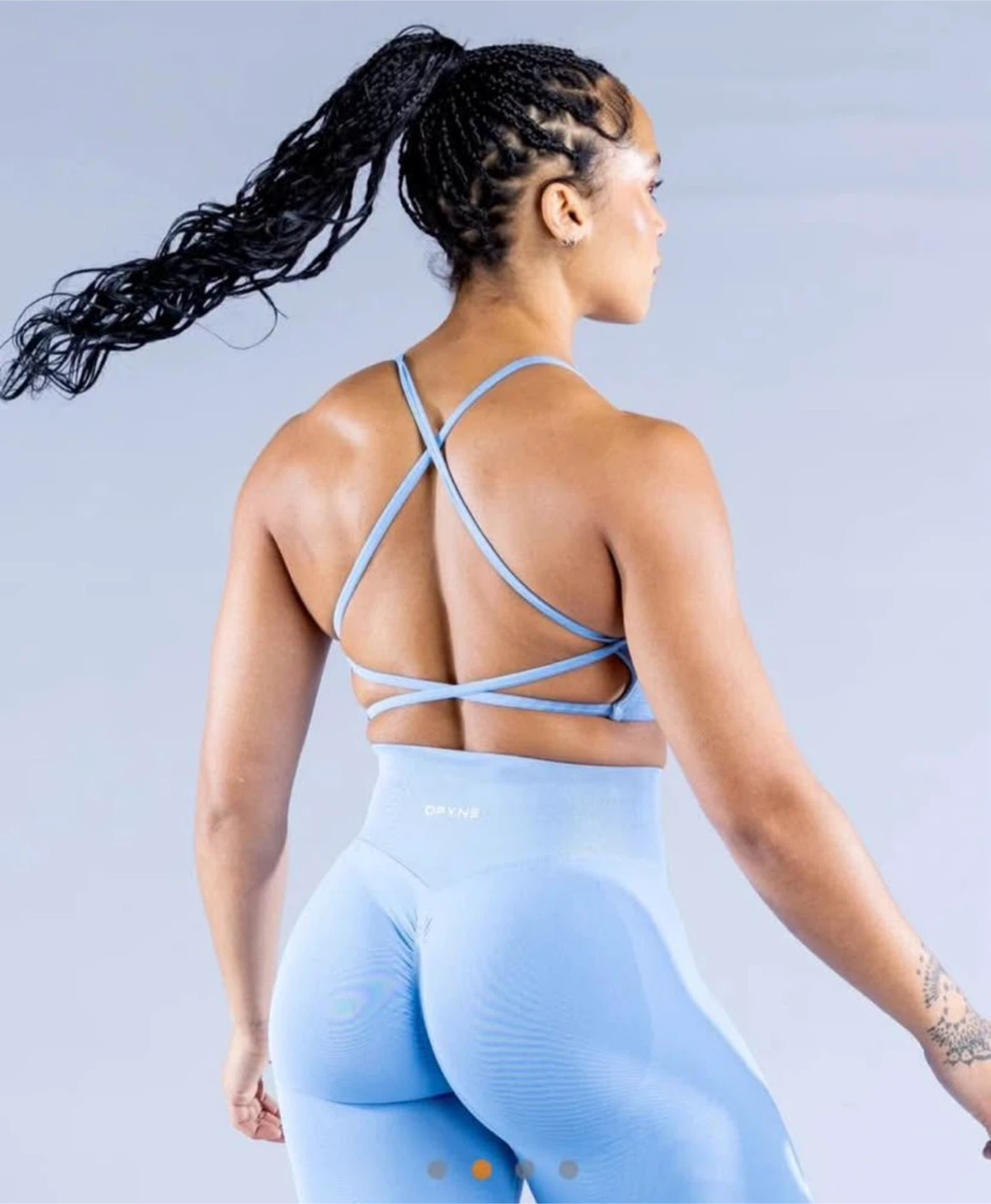 DFYNE Light Blue Sports Bra - photo 3