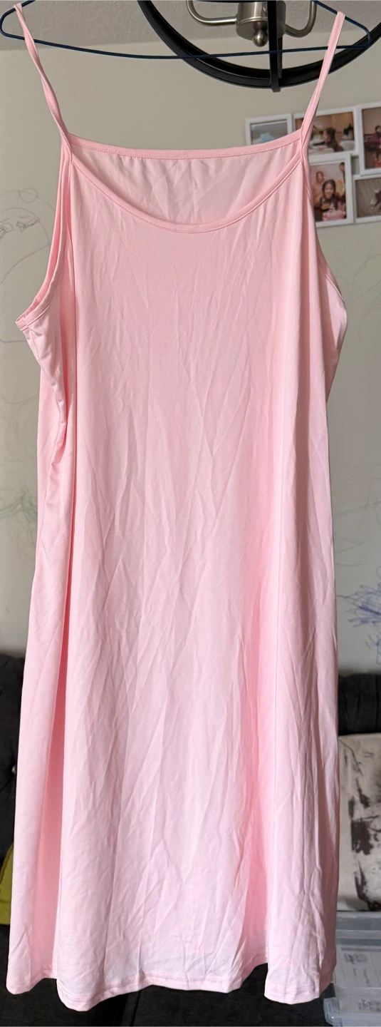 Pink Sheer Lace Maxi Dress - photo 2