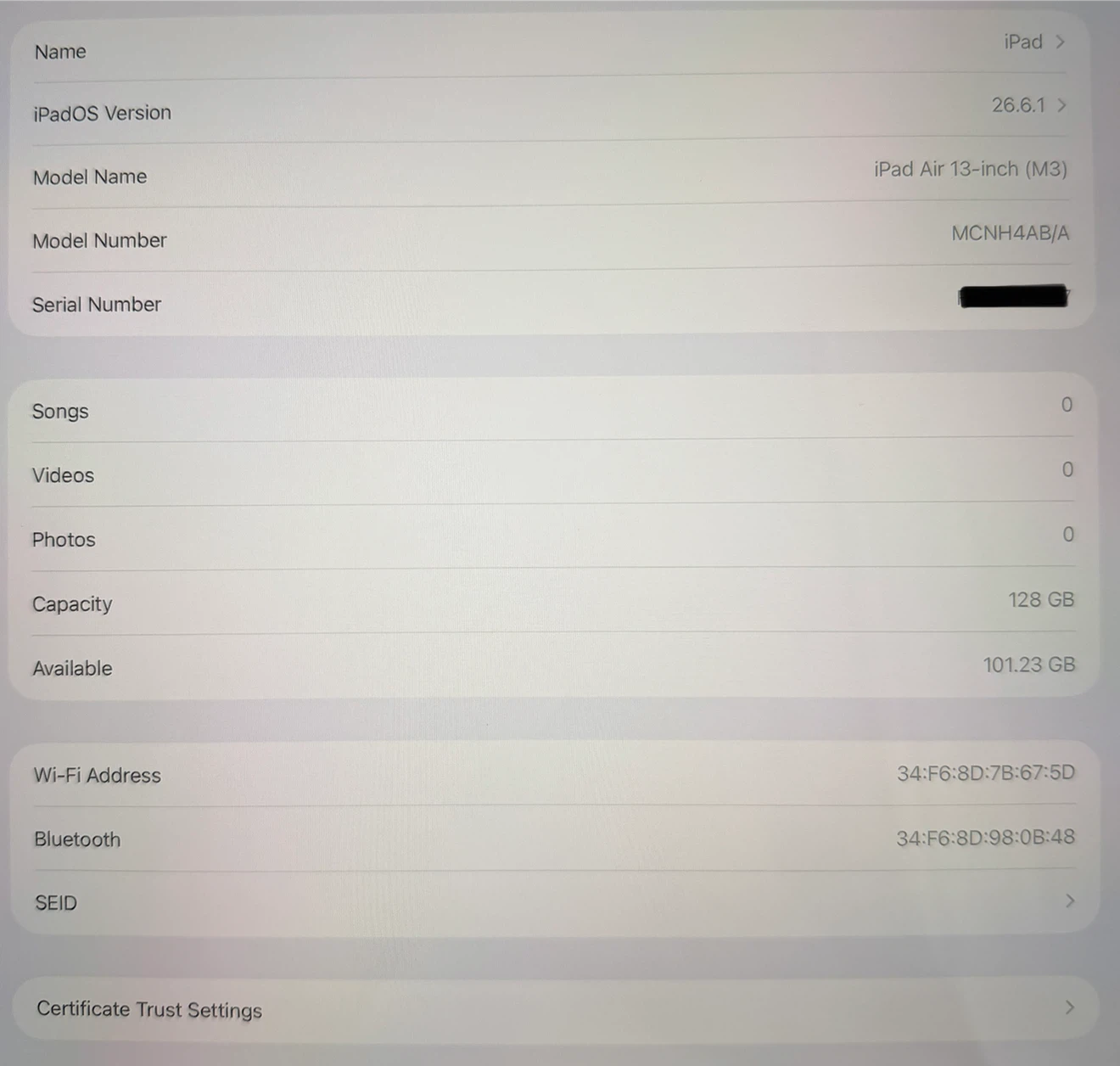 M3 / IPad Air 13" / Wifi / 100% Battery - *Apple Warranty* - photo 3