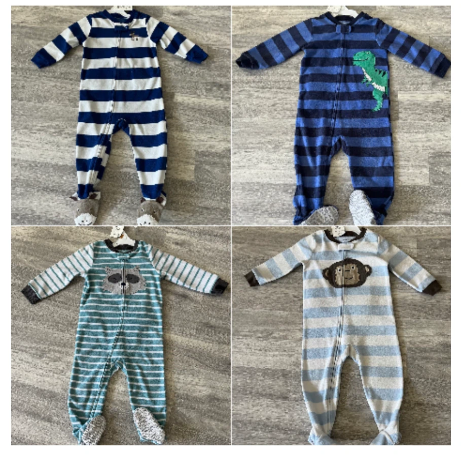 Carter's Toddler Fleece Sleepers Size 2T