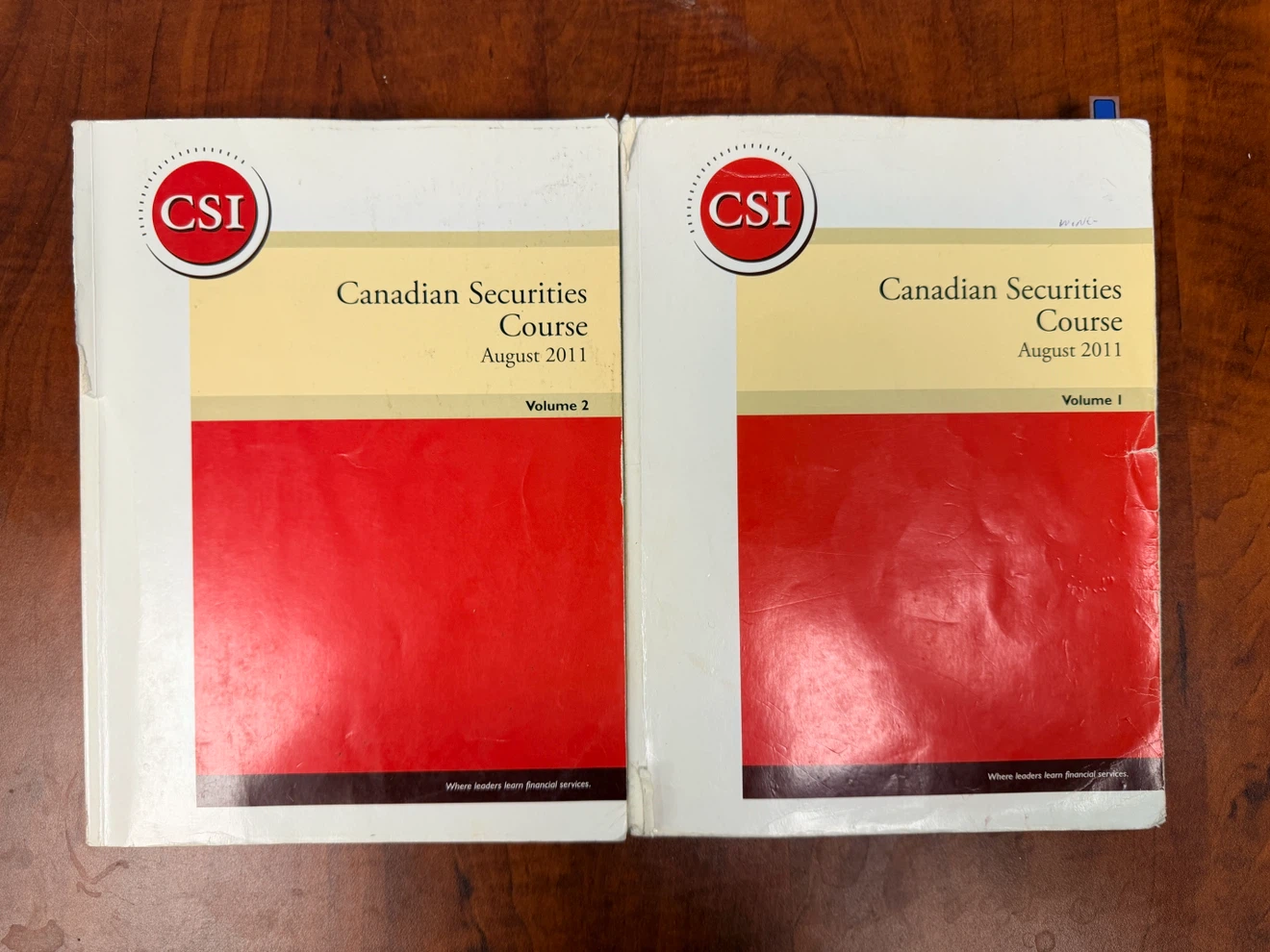 CSI Canadian Securities Course Textbooks (Aug 2011)