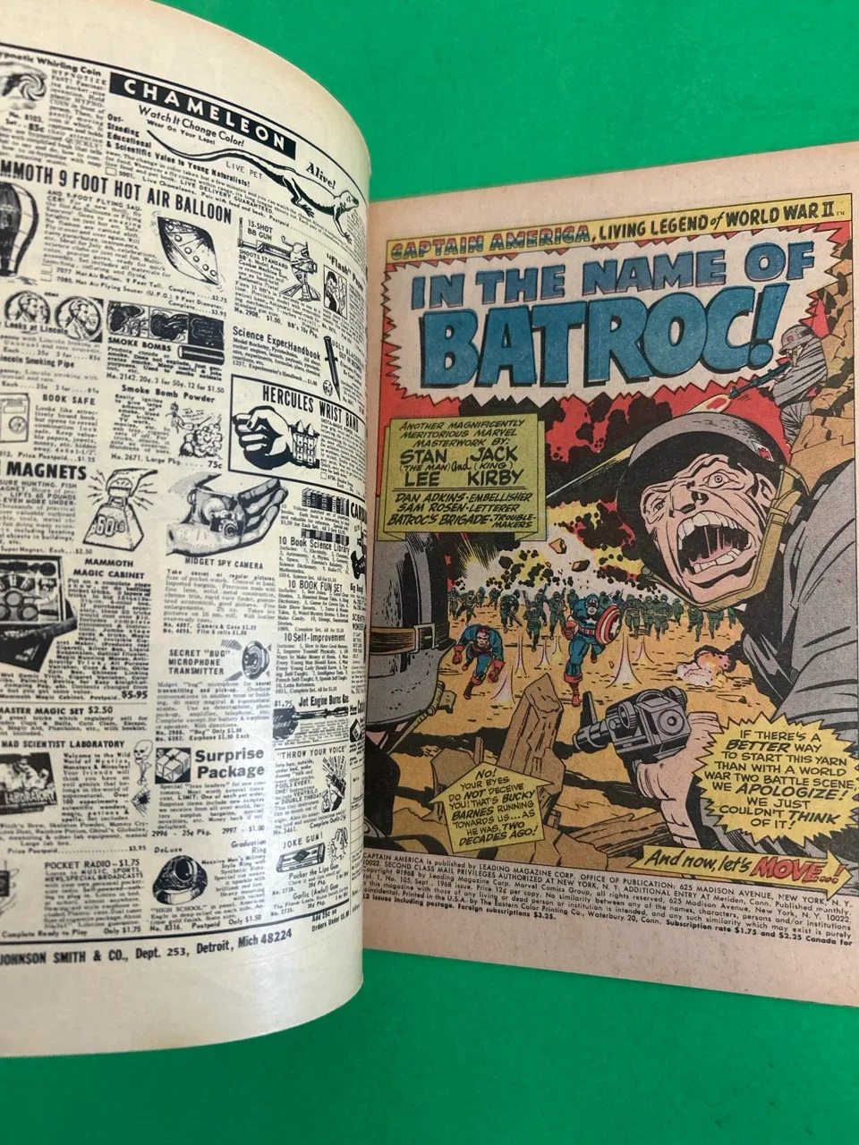 Captain America #105 Comic Book - photo 3