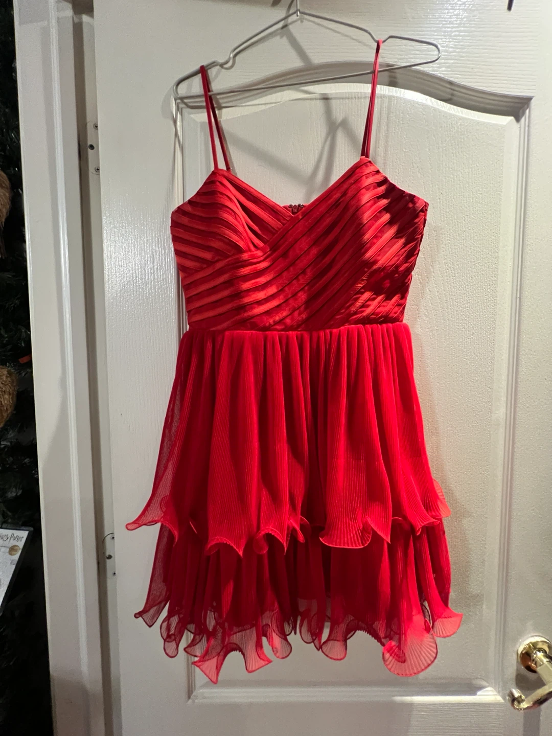 Guess by Marciano Red Pleated Dress