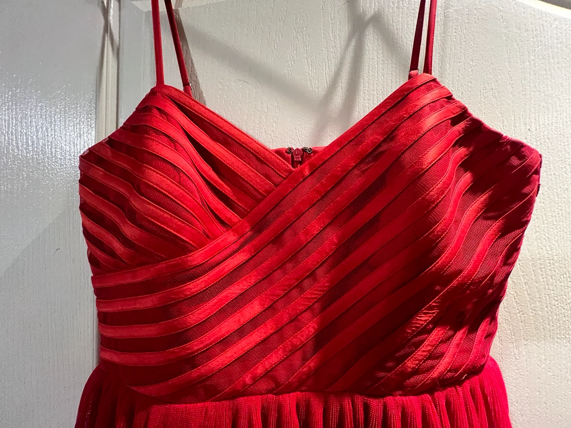 Guess by Marciano Red Pleated Dress - photo 2