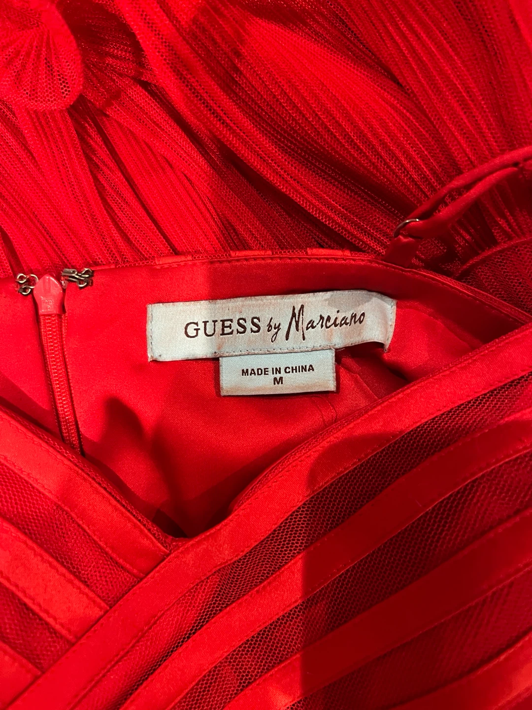 Guess by Marciano Red Pleated Dress - photo 3