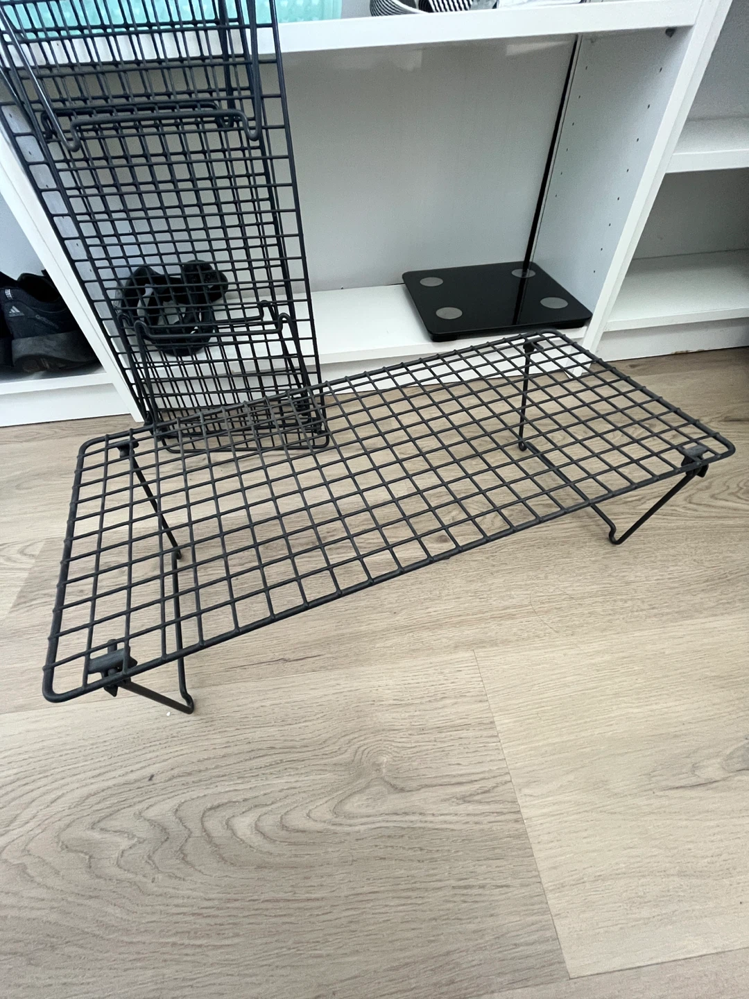 3 Ikea Black shoes rack
