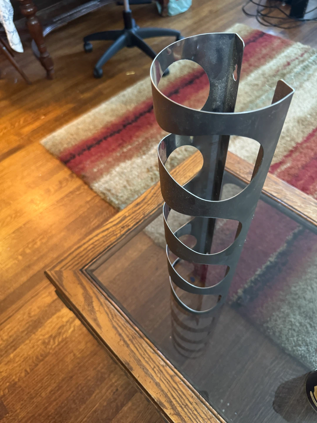 Wall-Mounted Metal Wine Rack - photo 2