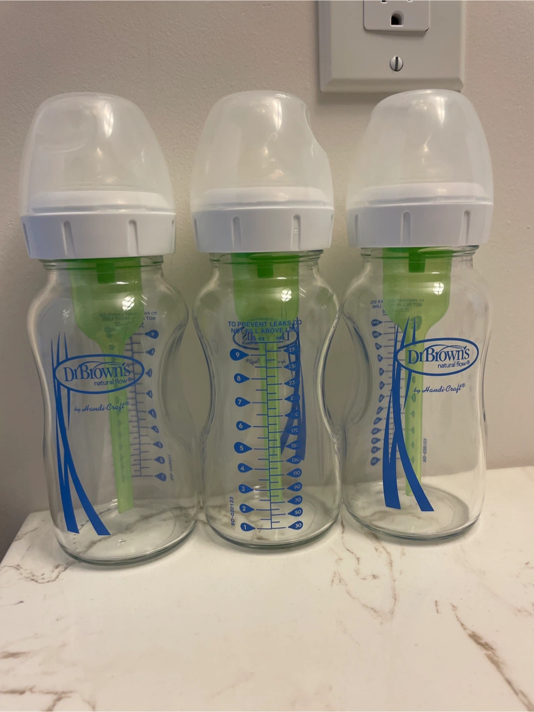 Dr. Brown's Natural Flow Baby Bottles - 9oz (3 Pack)