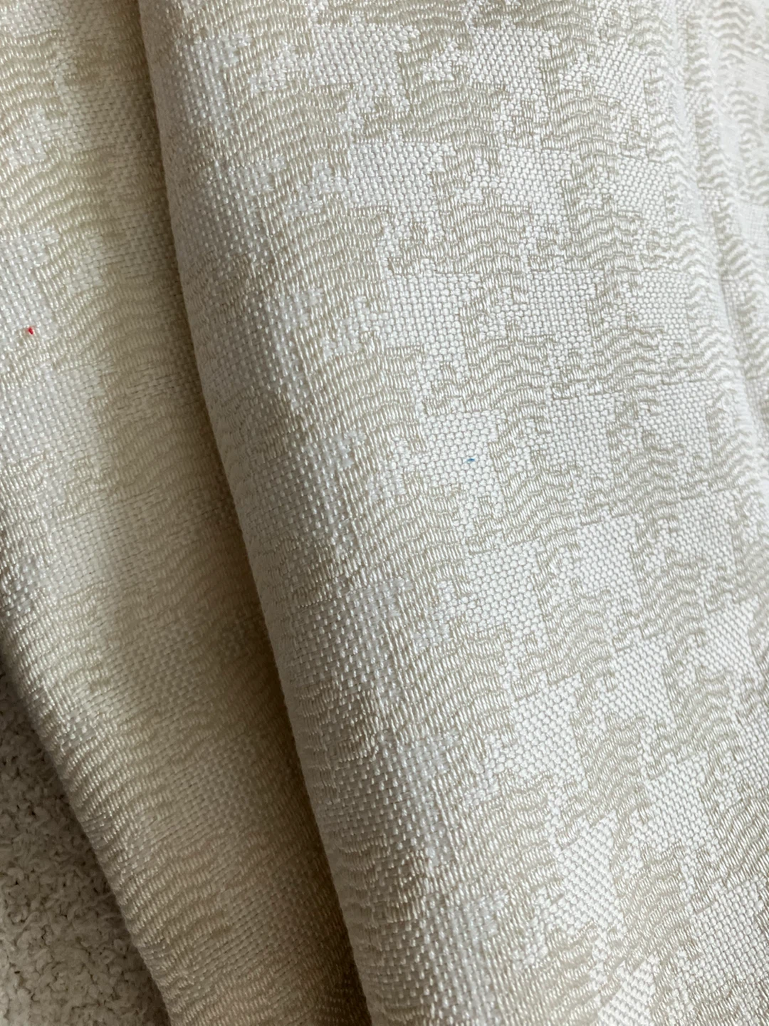 Textured Beige Fabric Piece