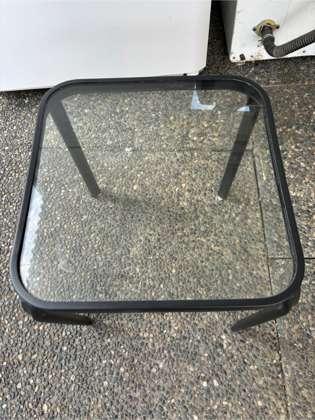 Small glass table